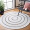 Safavieh 6 x 6 ft. Cape Cod Round Area Rug, Ivory CAP221A-6R - alternate 4